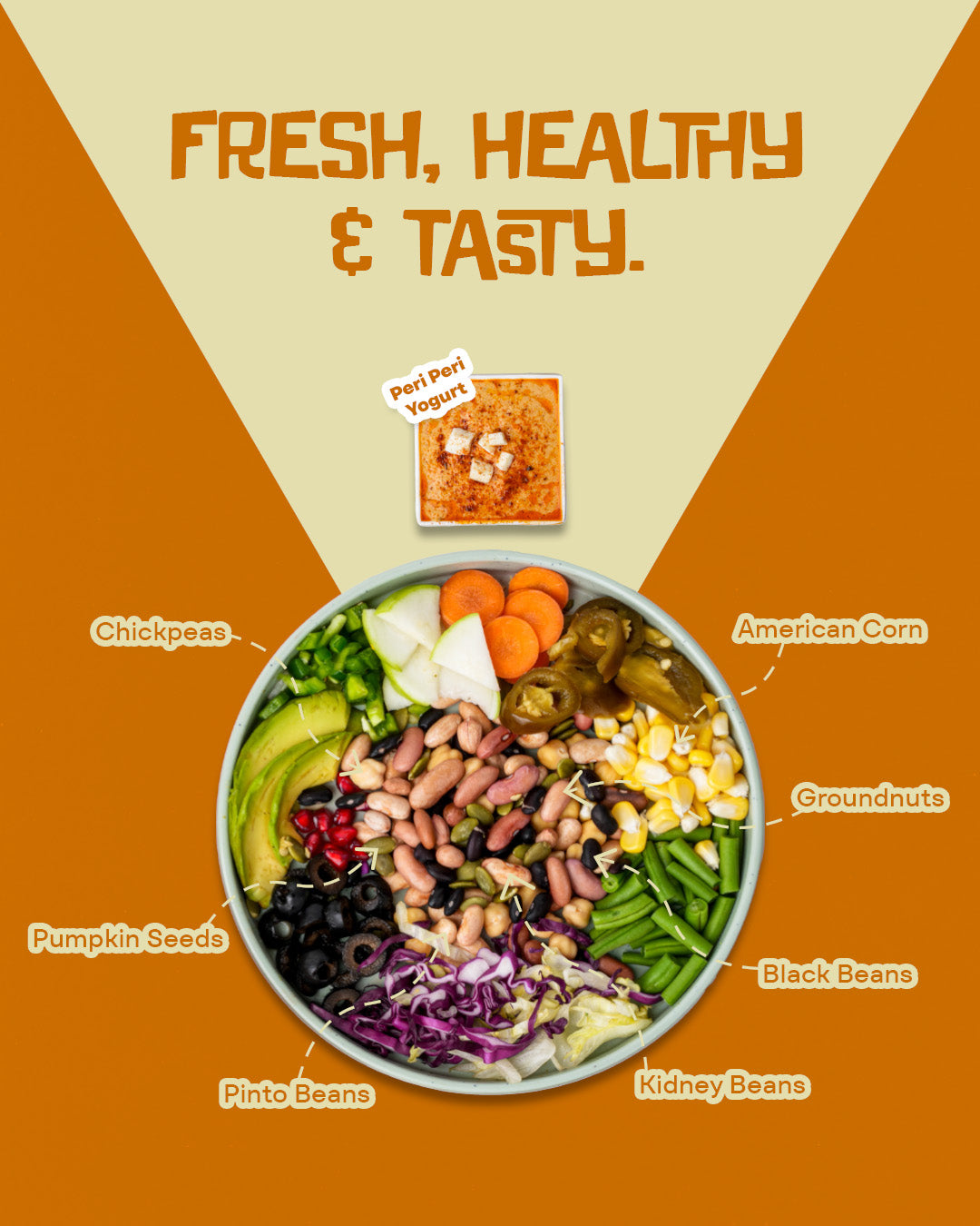 Spicy Peri Peri Beans | High Protein Snack Australia | Beansy