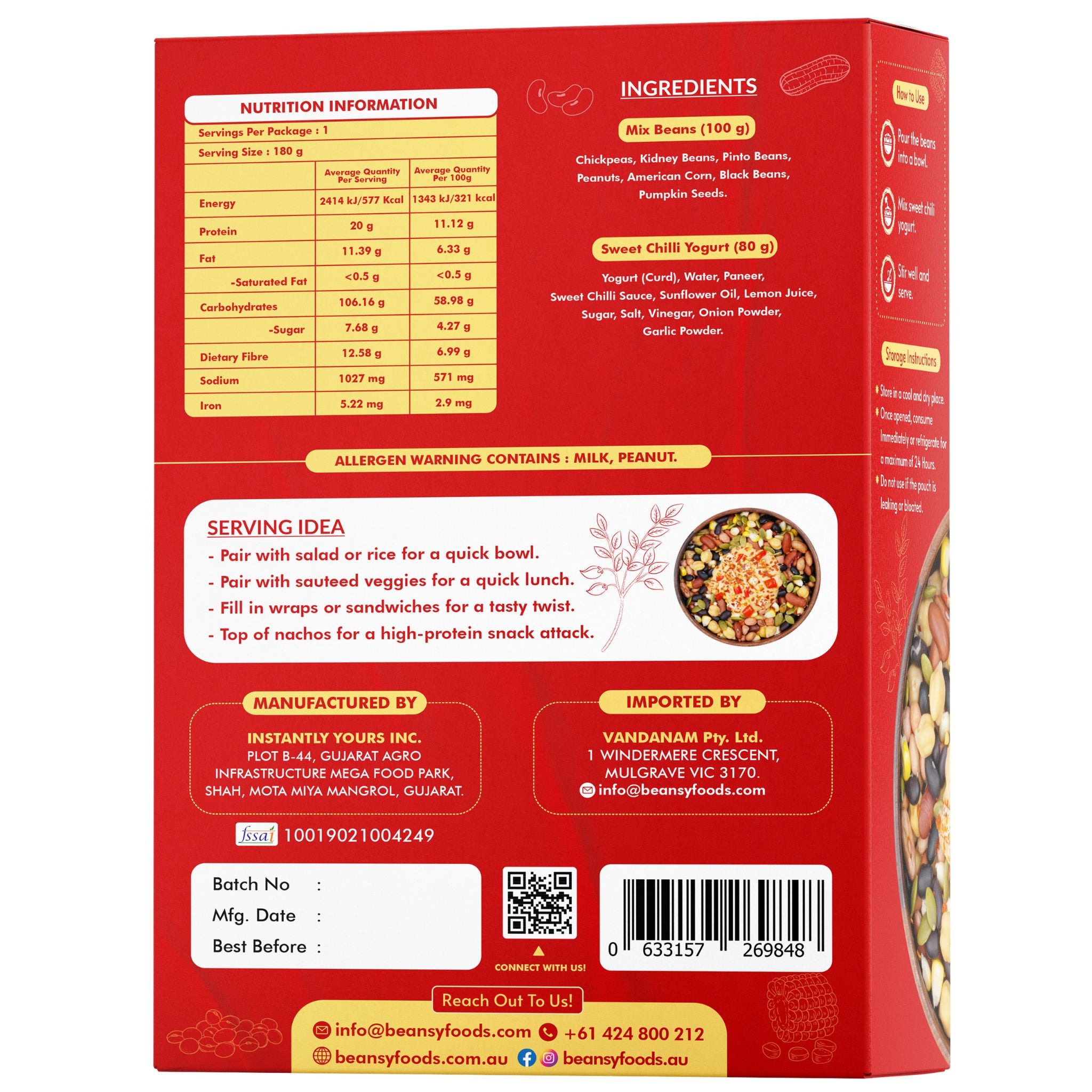 4-Flavour Bean Combo Pack | Best Value Australia | Beansy