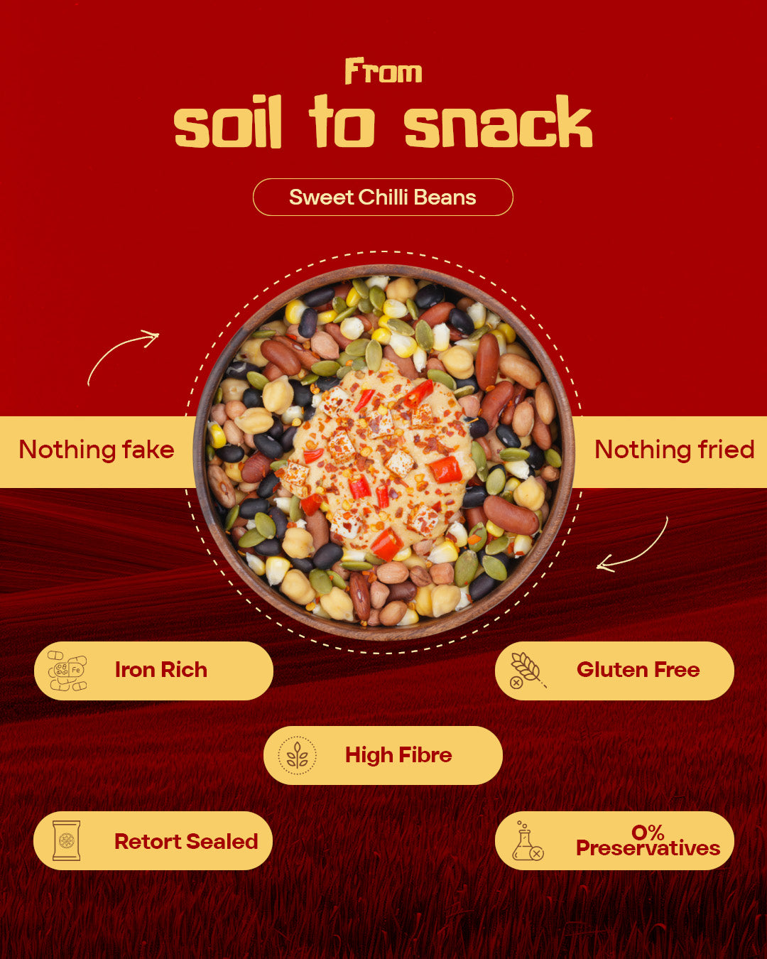 Tangy Sweet Chilli Beans | Healthy Snack Australia | Beansy